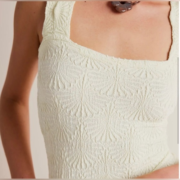 Free People Love Letter Cami in Ivory Size XS/Small NWOT - Picture 3 of 12